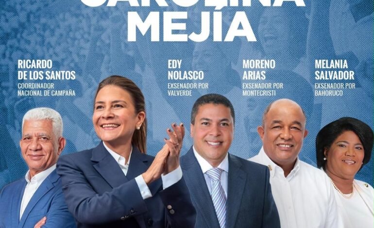 Ricardo de los Santos fortalece candidatura de Carolina e integra ex senadores