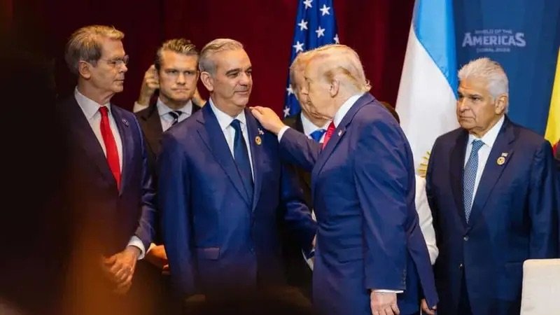 Trump califica a Abinader como «un gran tipo» y destaca el trabajo de Leah Francis Campos como embajadora en RD