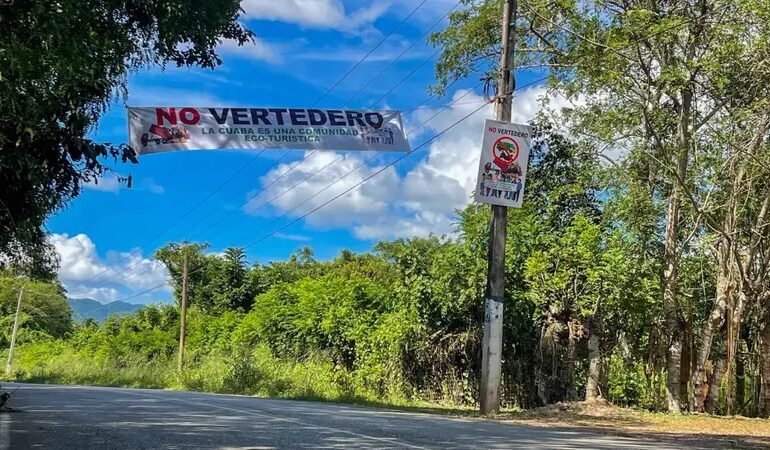 Comunitarios de La Cuaba agradecen al presidente Abinader por disponer que no se instale procesadora de basura en esa comunidad