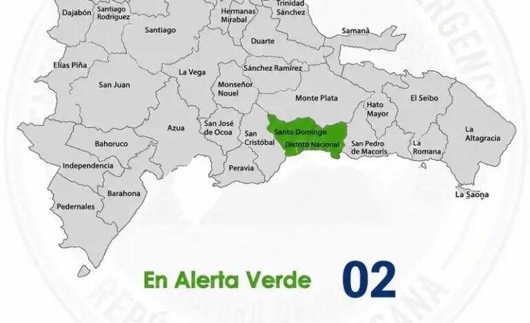COE declara alerta para el DN y el GSD por posibles inundaciones