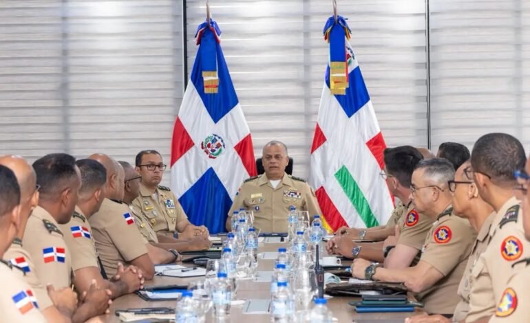 Ministro de Defensa coordina acciones para reforzar seguridad nacional&nbsp;