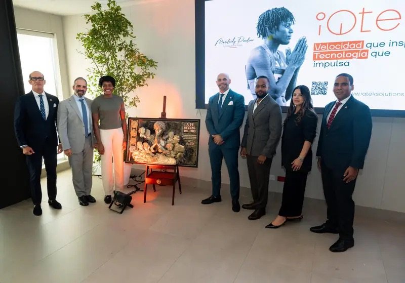 iQtek rinde homenaje a Marileidy Paulino con una obra artística que celebra sus victorias y el orgullo dominicano